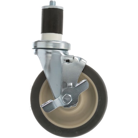 Allpoints Swivel Stm Castr W/Brk 5 W 1-5/8 Od Tubing 262407